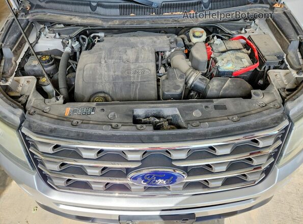 1FM5K8B88GGC08660 2016 FORD EXPLORER Silver Вид підкапотного простору