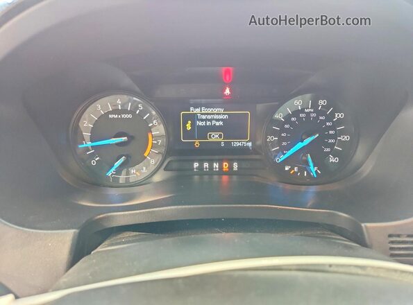 1FM5K8B88GGC08660 2016 FORD EXPLORER Silver Вид щитка приладів
