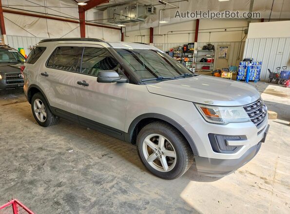 1FM5K8B88GGC08660 2016 FORD EXPLORER Silver Передня права чверть