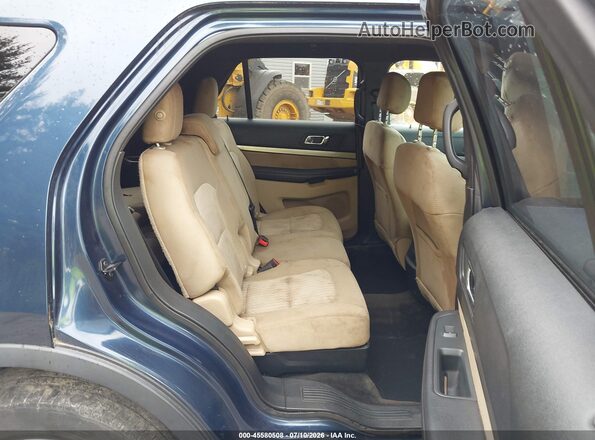 1FM5K8B88GGD11352 2016 FORD EXPLORER Blue VIN კოდის სტიკერის ხედი