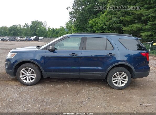 1FM5K8B88GGD11352 2016 FORD EXPLORER Blue სალონის 360-გრადუსიანი ხედი