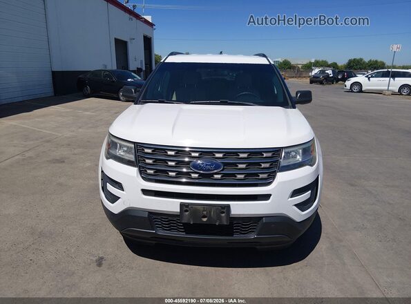 1FM5K8B88GGD32556 2016 FORD EXPLORER Белый Вид щитка приборов