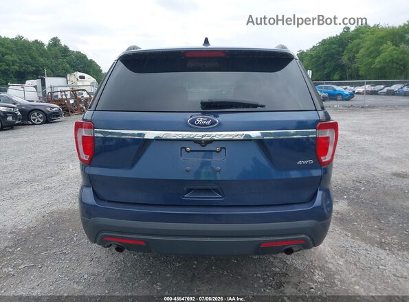 1FM5K8B88HGA01087 2017 FORD EXPLORER Blue 