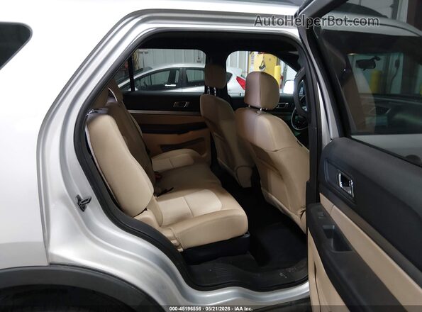 1FM5K8B88HGA71530 2017 FORD EXPLORER Gray Vista de la etiqueta del VIN
