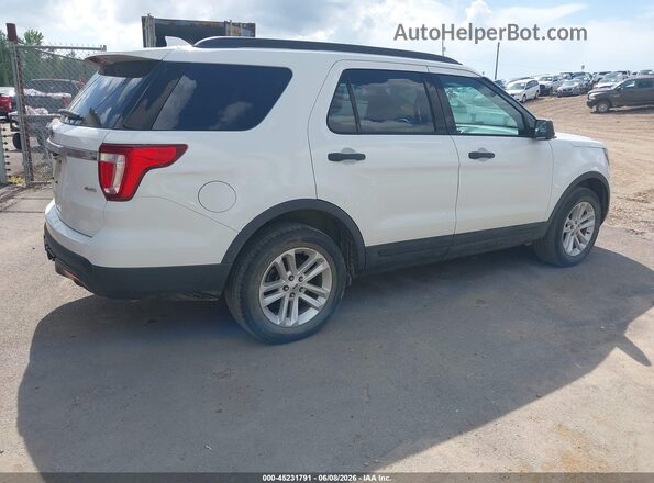1FM5K8B88HGD14981 2017 FORD EXPLORER White Tył prawy