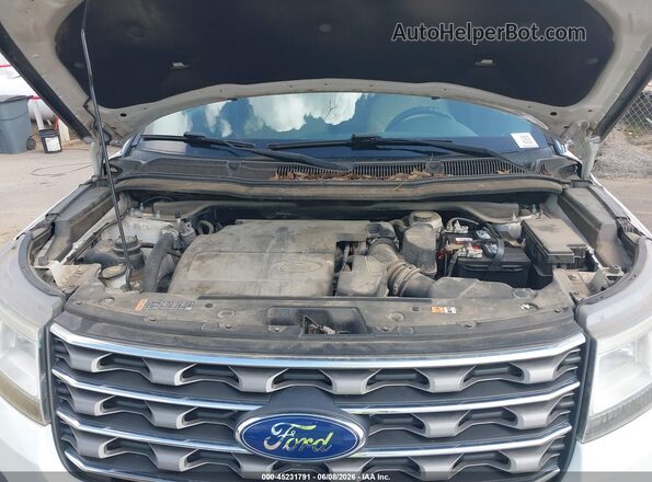 1FM5K8B88HGD14981 2017 FORD EXPLORER White Widok z tyłu