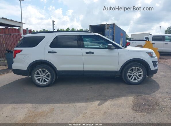 1FM5K8B88HGD14981 2017 FORD EXPLORER White Widok wnętrza 360 stopni