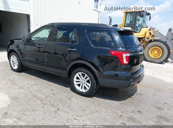 1FM5K8B88HGE01943 2017 FORD EXPLORER Black Tył lewy