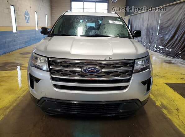 1FM5K8B88JGC29418 2018 FORD EXPLORER Silver Vista interior de 360 grados