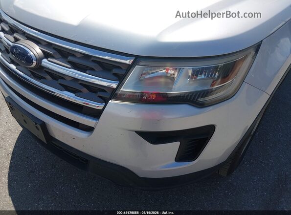1FM5K8B88JGC45201 2018 FORD EXPLORER Silver Vista interior de 360 grados