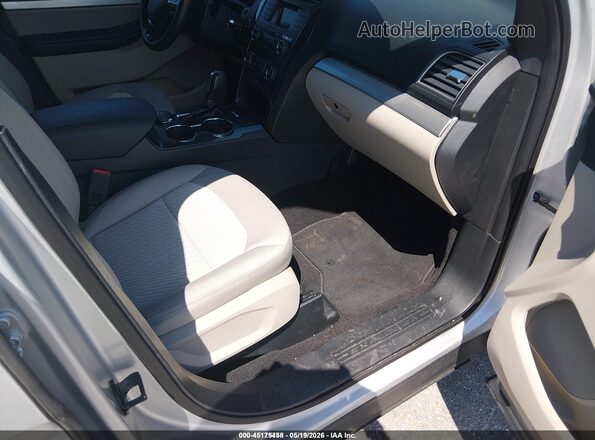 1FM5K8B88JGC45201 2018 FORD EXPLORER Silver Vista interior delantera