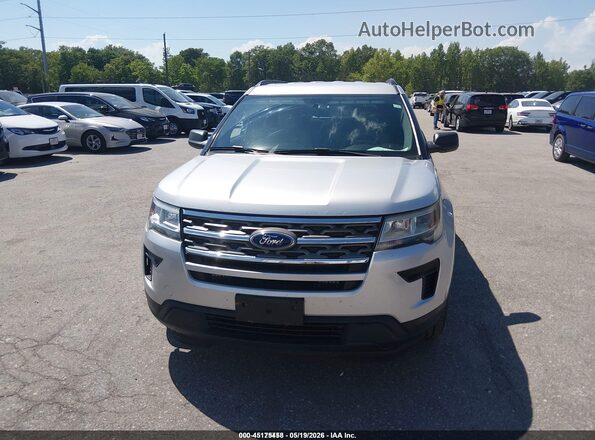 1FM5K8B88JGC45201 2018 FORD EXPLORER Silver 
