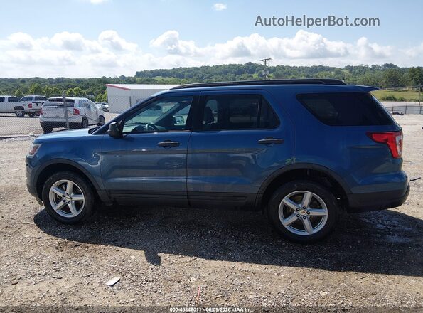 1FM5K8B88JGC45375 2018 FORD EXPLORER Blue Vista interior de 360 grados