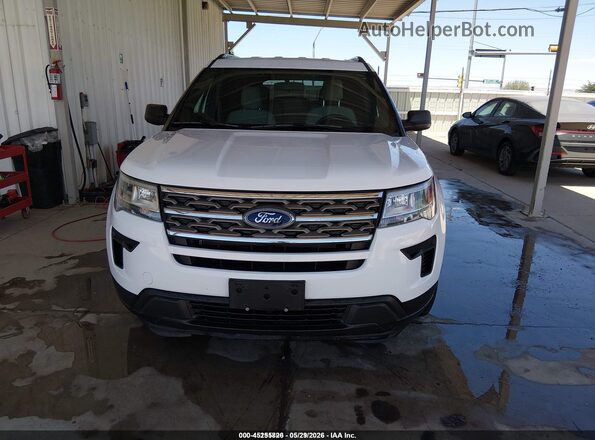 1FM5K8B88JGC45389 2018 FORD EXPLORER White Rear interior view