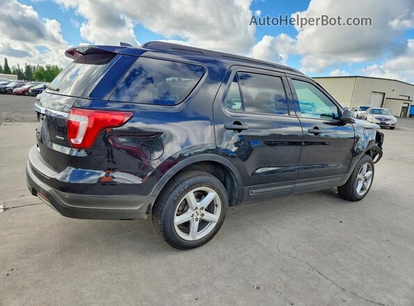 1FM5K8B88KGA32461 2019 FORD EXPLORER Black უკანა მარჯვენა