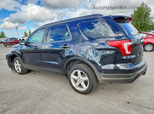 1FM5K8B88KGA32461 2019 FORD EXPLORER Black უკანა მარცხენა