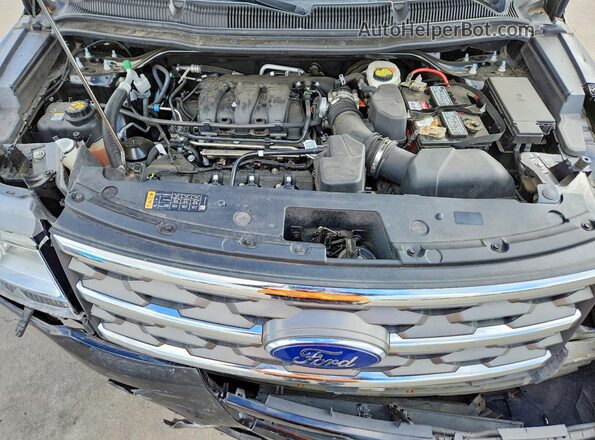 1FM5K8B88KGA32461 2019 FORD EXPLORER Black უკანა სალონის ხედი