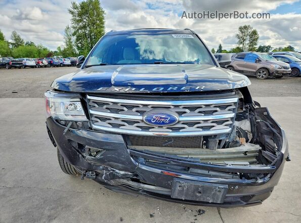 1FM5K8B88KGA32461 2019 FORD EXPLORER Black წინა ხედი