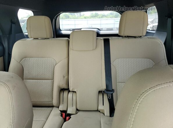 1FM5K8B89GGA51608 2016 FORD EXPLORER White Вид задніх сидінь