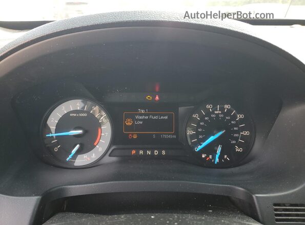 1FM5K8B89GGA51608 2016 FORD EXPLORER White Вид щитка приладів