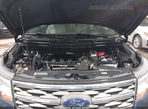 1FM5K8B89JGC45305 2018 FORD EXPLORER Синий Вид сзади
