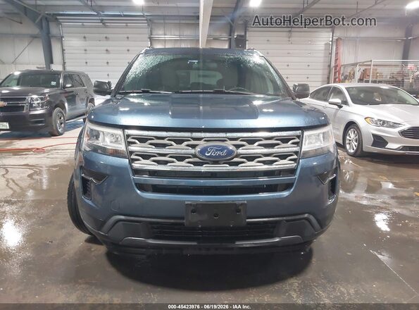1FM5K8B89JGC45305 2018 FORD EXPLORER Синий Вид щитка приборов