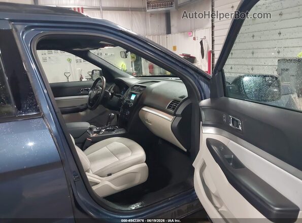 1FM5K8B89JGC45305 2018 FORD EXPLORER Синий Вид салона спереди
