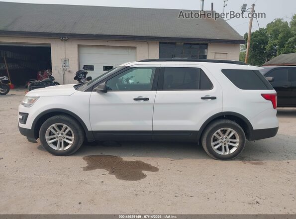 1FM5K8B8XGGA58373 2016 FORD EXPLORER White სალონის 360-გრადუსიანი ხედი