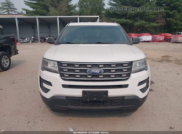 1FM5K8B8XGGA58373 2016 FORD EXPLORER White ხელსაწყოთა პანელის ხედი
