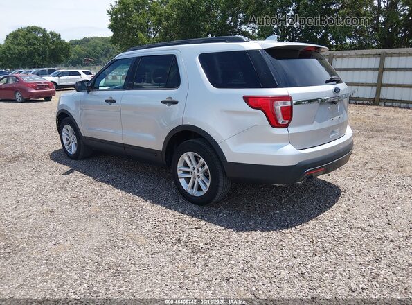 1FM5K8B8XGGC42728 2016 FORD EXPLORER Silver Rear left