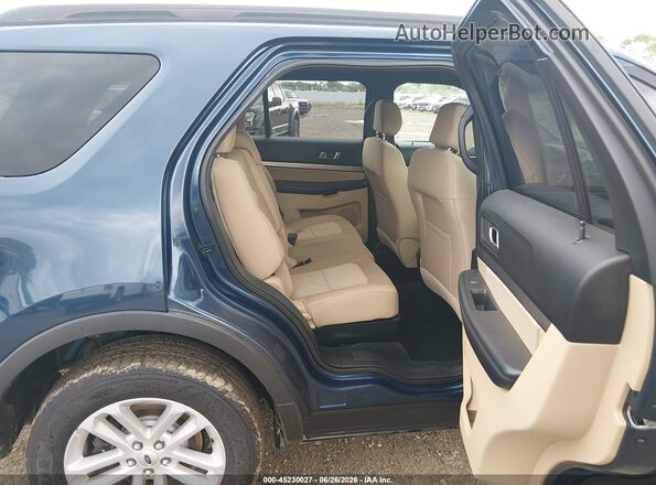 1FM5K8B8XGGC51784 2016 FORD EXPLORER Dark Blue Вид наклейки с VIN-кодом