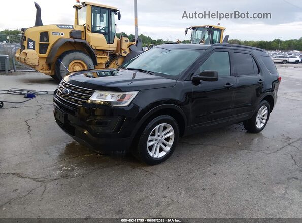 1FM5K8B8XHGC80459 2017 FORD EXPLORER Black Передня ліва чверть