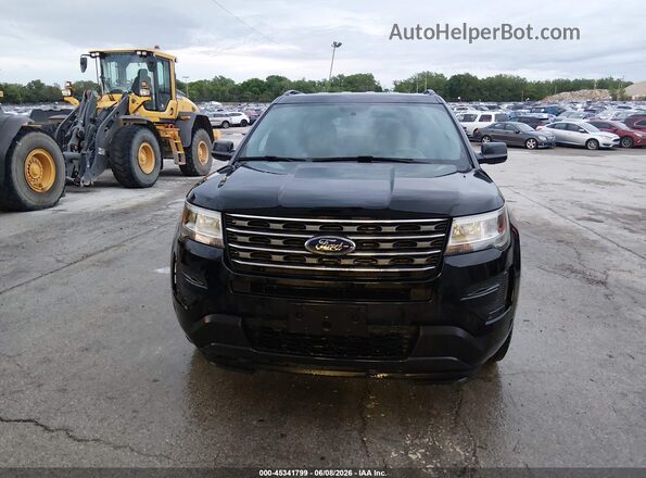 1FM5K8B8XHGC80459 2017 FORD EXPLORER Black Вид щитка приладів