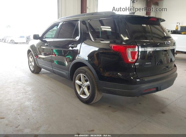 1FM5K8B8XJGA59367 2018 FORD EXPLORER Черный Задняя левая четверть