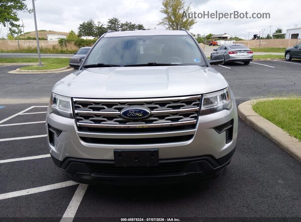 1FM5K8B8XJGA59417 2018 FORD EXPLORER Silver 
