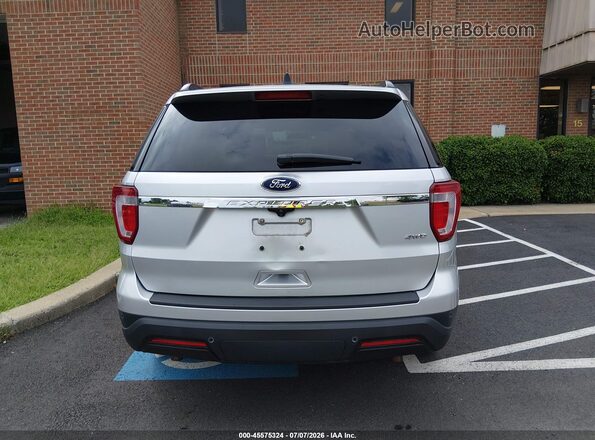1FM5K8B8XJGA59417 2018 FORD EXPLORER Silver 