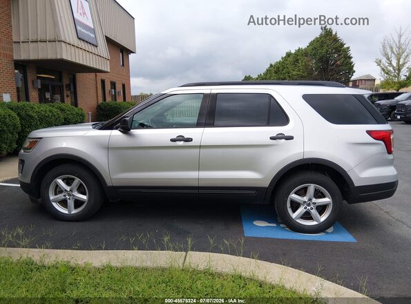 1FM5K8B8XJGA59417 2018 FORD EXPLORER Silver 