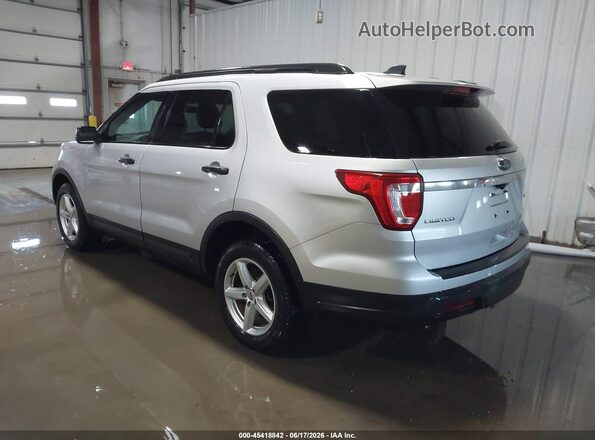 1FM5K8B8XJGC45359 2018 FORD EXPLORER Silver Задня ліва чверть