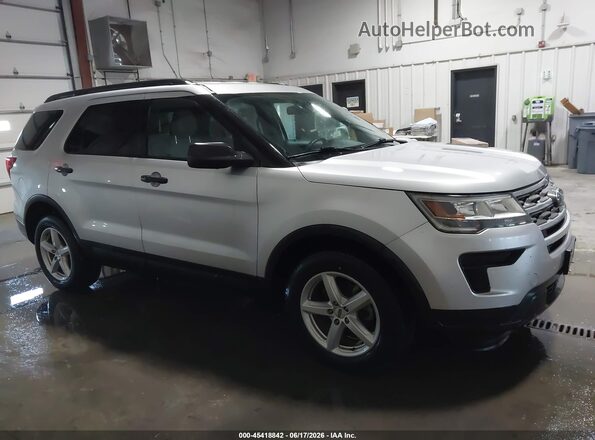 1FM5K8B8XJGC45359 2018 FORD EXPLORER Silver 