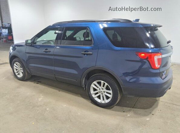 1FM5K8BH0GGC00665 2016 FORD EXPLORER Blue Trasero izquierdo