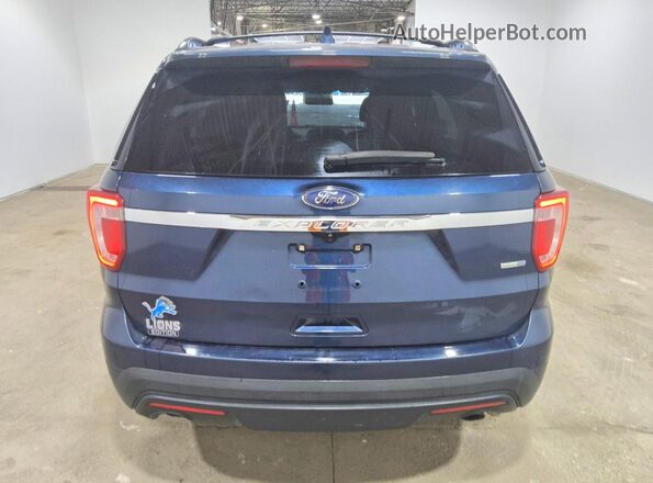 1FM5K8BH0GGC00665 2016 FORD EXPLORER Blue Vista trasera