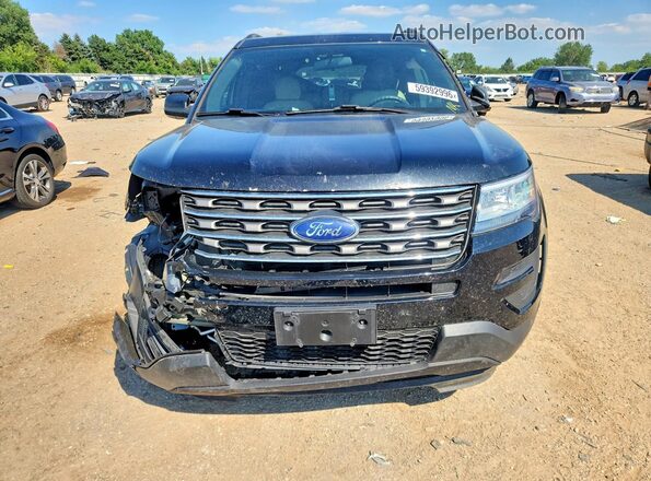 1FM5K8BH0HGE00690 2017 FORD EXPLORER Black Widok z przodu