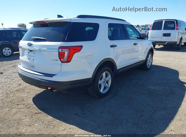 1FM5K8BH0JGC45564 2018 FORD EXPLORER White Հետևի աջ