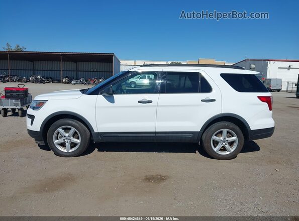 1FM5K8BH0JGC45564 2018 FORD EXPLORER White 