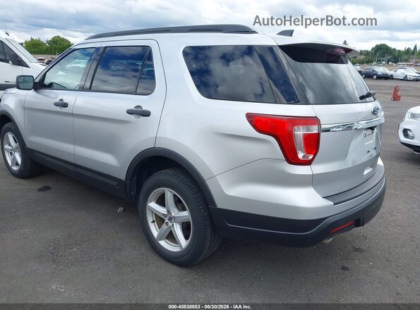 1FM5K8BH0JGC45581 2018 FORD EXPLORER Silver Հետևի ձախ