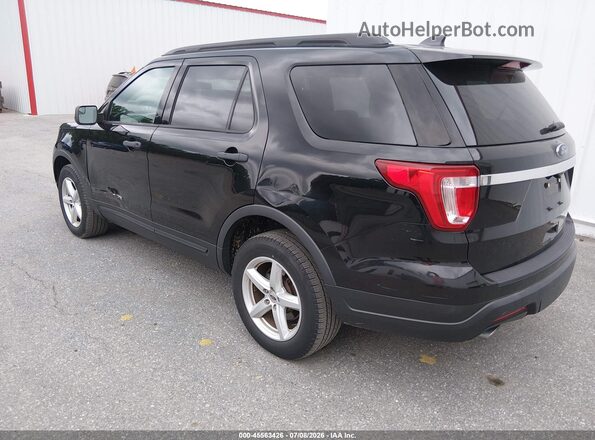 1FM5K8BH1JGC45315 2018 FORD EXPLORER Черный Задняя левая четверть
