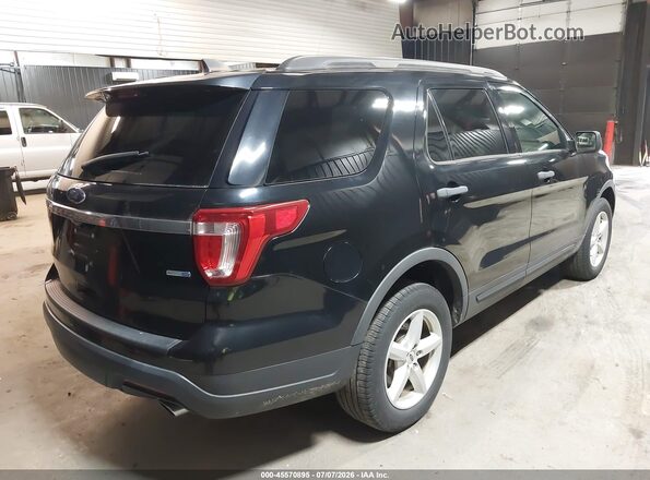 1FM5K8BH1JGC45377 2018 FORD EXPLORER Black Rear right