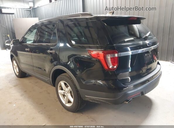 1FM5K8BH1JGC45377 2018 FORD EXPLORER Black Rear left