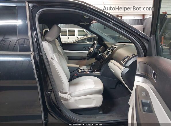 1FM5K8BH1JGC45377 2018 FORD EXPLORER Black Front interior view