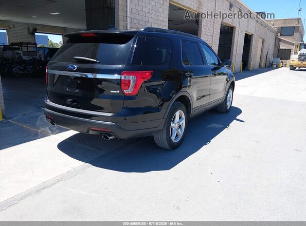 1FM5K8BH1JGC45590 2018 FORD EXPLORER Black უკანა მარჯვენა